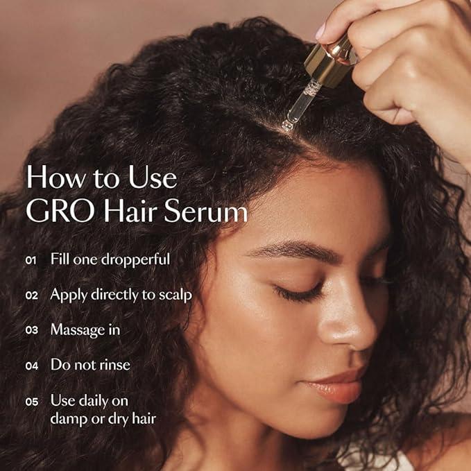 VEGAMOUR GRO Hair Serum 3 Pack, Fuller Looking Hair In As Soon As 90 Days, 1 fl. oz. each