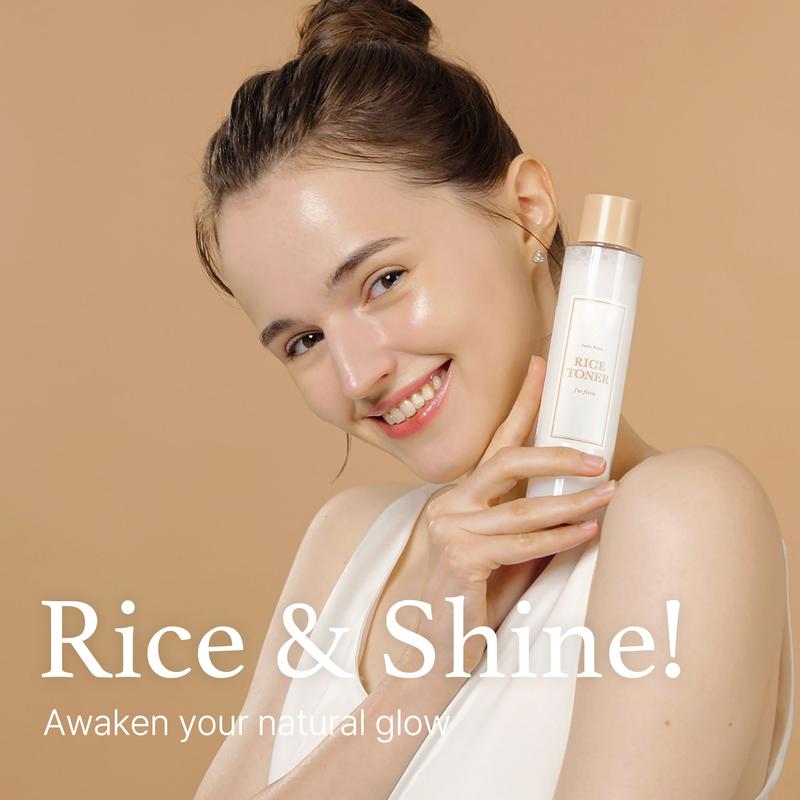 [I'm From Official Shop] Rice Toner, 77.78% Rice Extract from Korea, Glow Essence with Niacinamide, Hydrating for Dry Skin, Vegan, Alcohol Free, Fragrance Free, Peta Approved, K Beauty Toner Moisture Skincare Skin Repair Comfort Hydrate Moisturizer toners