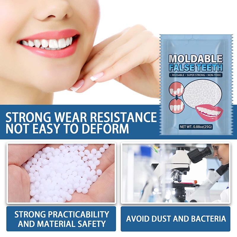 Resin 25g Temporary Tooth Repair Kit Teeth And Gaps False Teeth Solid Glue Denture Adhesive Teeth Whitening Tooth Beauty