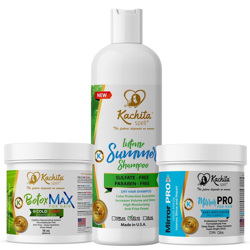 Kachita Spell Hair Repair and Hydration Combo for Regular Use - Complete Solution for Nourished, Repaired, and Hydrated Hair