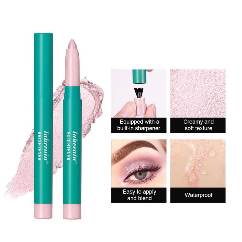 Natural Look Eye Bronzer Highlighter, Pearlescent Eyeshadow Pen, Shimmering Eyeshadow Pencil, Long Lasting Eye Shadow Stick, Blendable Eye Makeup Products