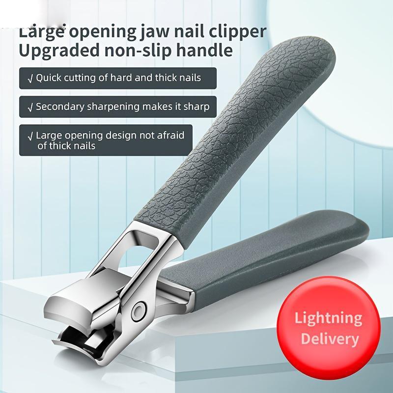 Large Open Nail Clipper, Professional Nail Cutter for Home and Salon, Manicure & Pedicure Tool