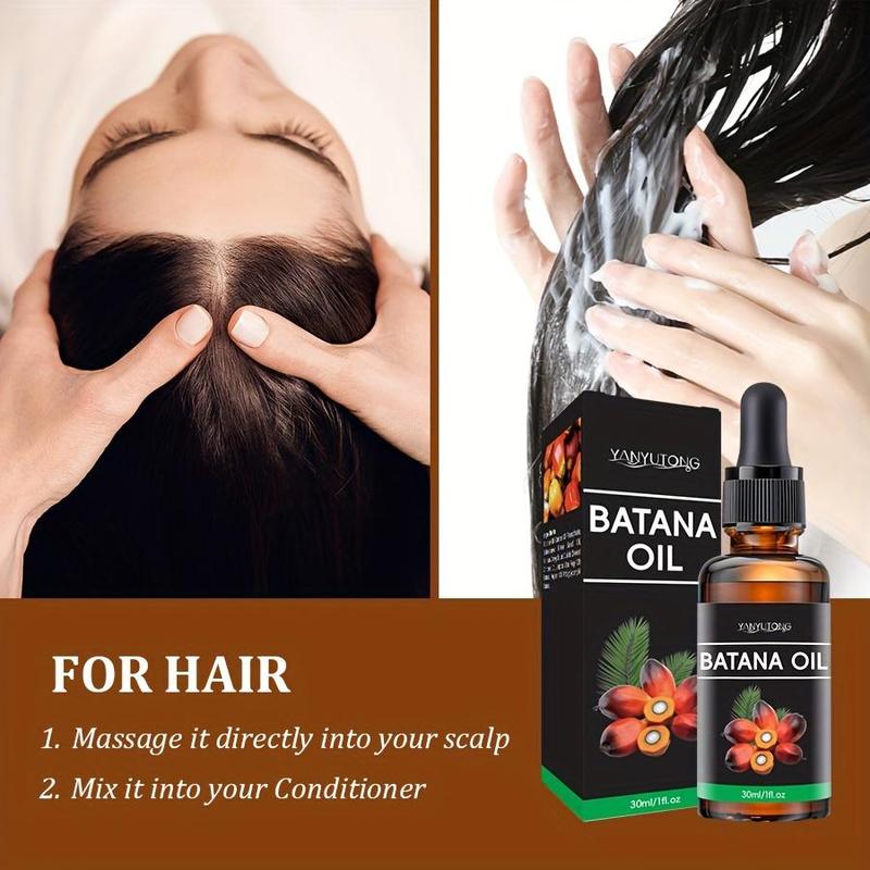 Nourishing Batana Oil for Strengthening Hair, Moisturizing Hair Care Oil for Dry & Damaged Hair, Hair Care Product for Women, Christmas Gift