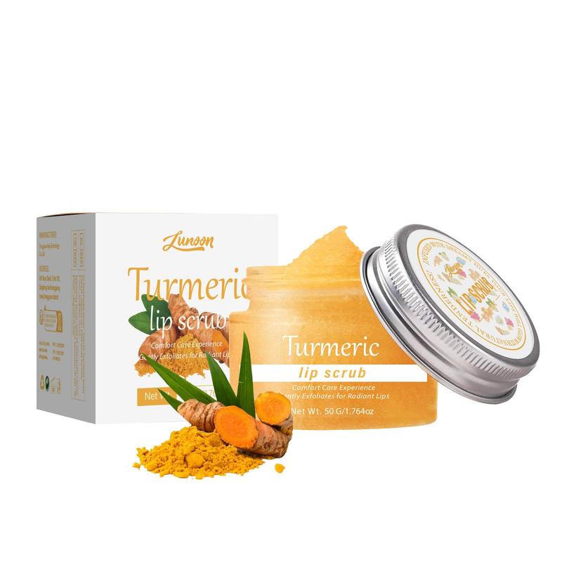 Turmeric Lip Scrub, 1 Box 2 Boxes Hydrating & Moisturizing Lip Scrub, Lip Care Product for Men and Women, Perfect for A Thoughtful Gift