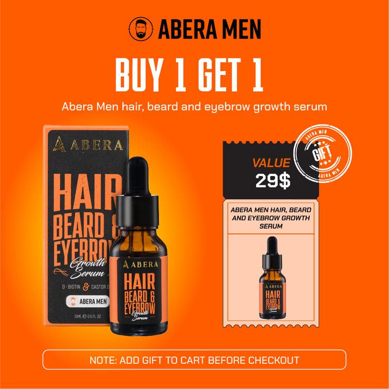 [ Buy 1 get 1 ] - Abera Men - Hair, Beard and Eyebrow Growth Serum Comfort