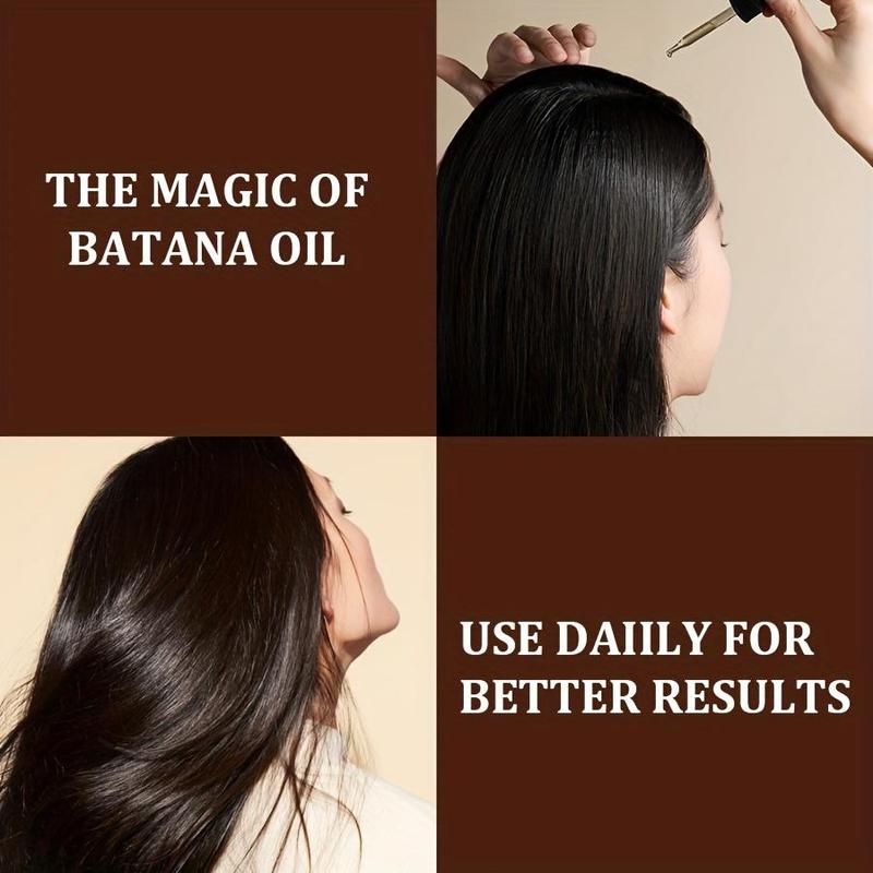 Nourishing Batana Oil for Strengthening Hair, Moisturizing Hair Care Oil for Dry & Damaged Hair, Hair Care Product for Women, Christmas Gift