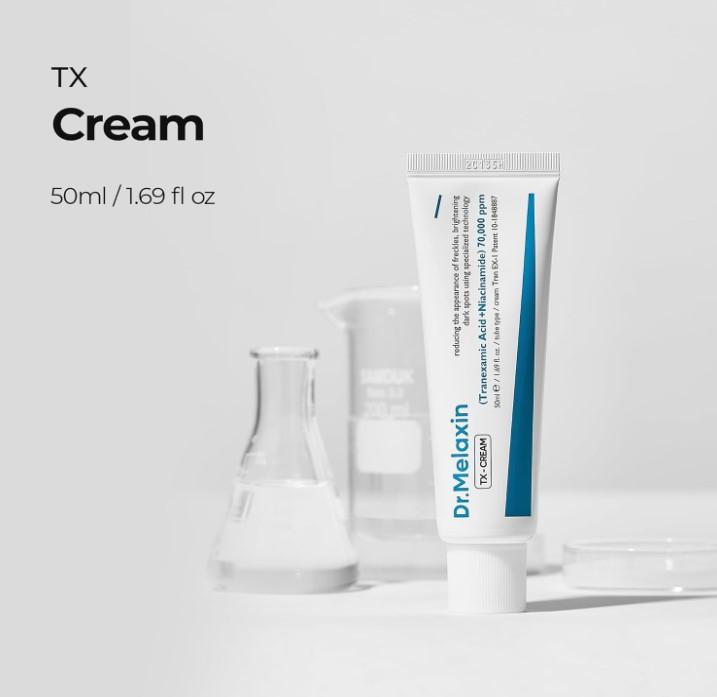 Dr. Melaxin TX Cream 50ml - Nano-sized Tranexamic Acid for Dark Spots & Hyperpigmentation - Moisturizers, Skincare