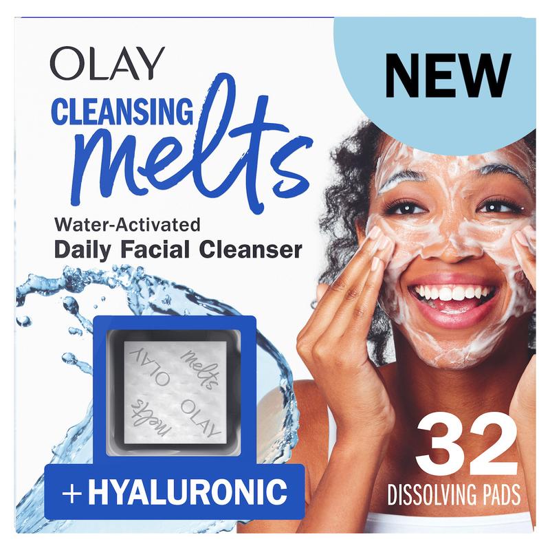 Olay Cleansing Melts + Hyaluronic 32 Count