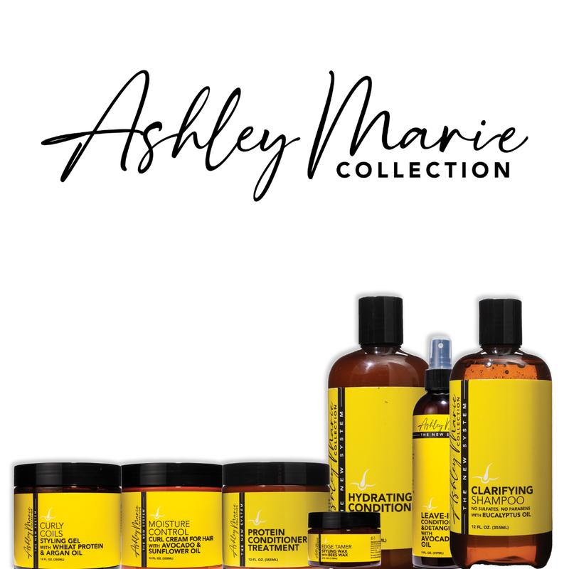 Curly Coil Gel and Styling Mousse with Frizz Control Combo Bundle - Ashley Marie Collection by The Hair DIagram