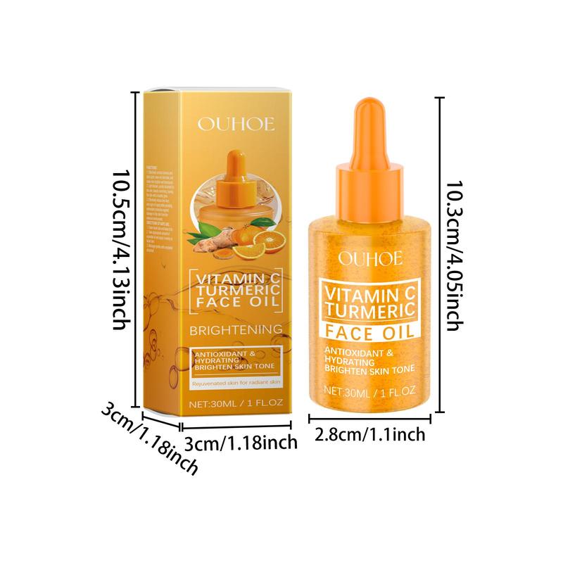 Vitamin C Face Oil, 2 Boxes Moisturizing & Hydrating Facial Essential Oil, Brightening Face Oil, Daily Skincare Product for Women & Men