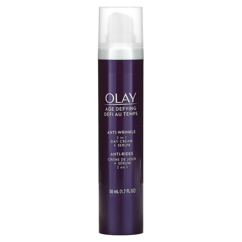 Olay Age Defying, Anti-Wrinkle, 2 In 1 Day Cream + Serum, 1.7 fl oz (50 ml)