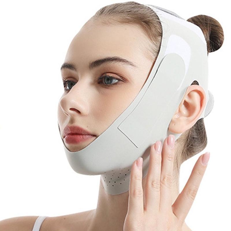 V-shaped Face Lifting Band, Reusable Face Lifting Band, Face Lifting Band, Double Chin Reducer, Comfortable and Reusable, Suitable for Summer, Christmas Gift