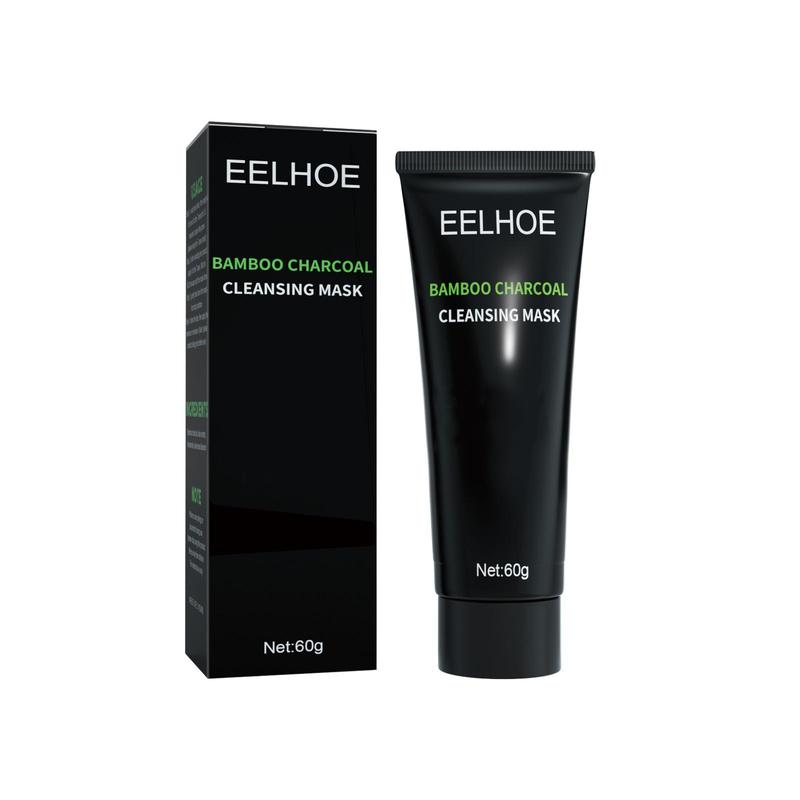 EELHOE Bamboo Charcoal Cleansing Mask, natural plant ingredients, deep pore cleansing mask, gentle, non-irritating, suitable for all skin types