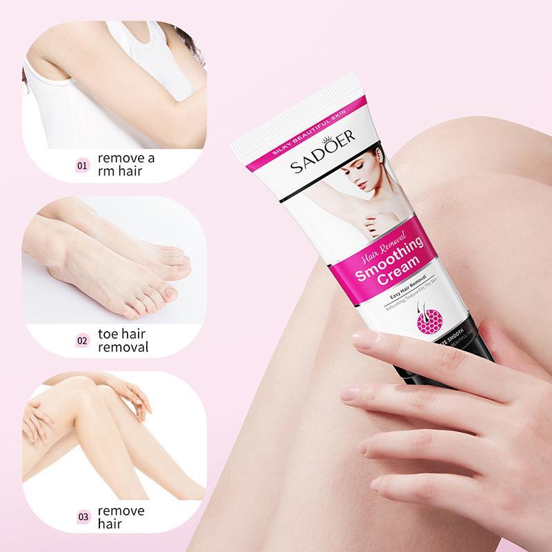 Easy Hair Removal Cream for Body Care, Gentle & Comfort Painless Hair Removal Cream, Moisture & Smooth Hair Removing Cream for Women & Men, Professional Body Care Product