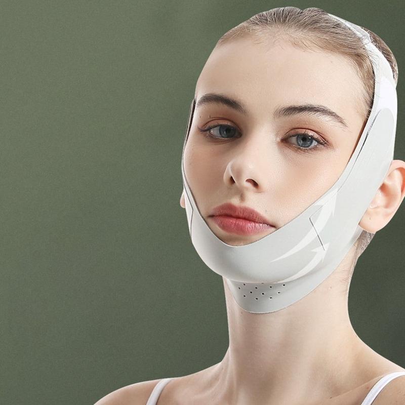 V-shaped Face Lifting Band, Reusable Face Lifting Band, Face Lifting Band, Double Chin Reducer, Comfortable and Reusable, Suitable for Summer, Christmas Gift