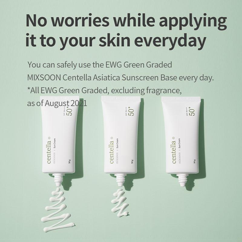 Mixsoon Centella Sun Cream SPF 50+ PA 50g 1.76oz Sunscreen for Skin Protection