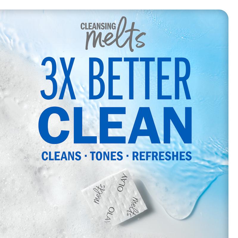 Olay Cleansing Melts + Hyaluronic 32 Count