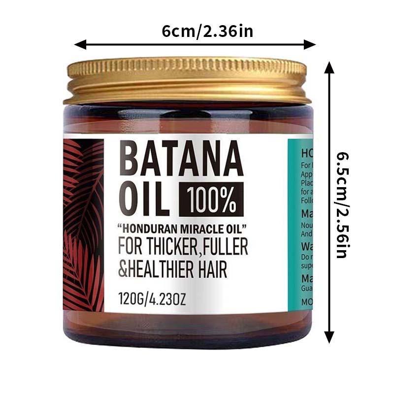 Natural Batana Oil, 1 Count 2 counts Hair Care Oil for Thicker Fuller Hair, Moisturizing Hair Oil for Dry & Damaged Hair, Hair Care Product for Men & Women