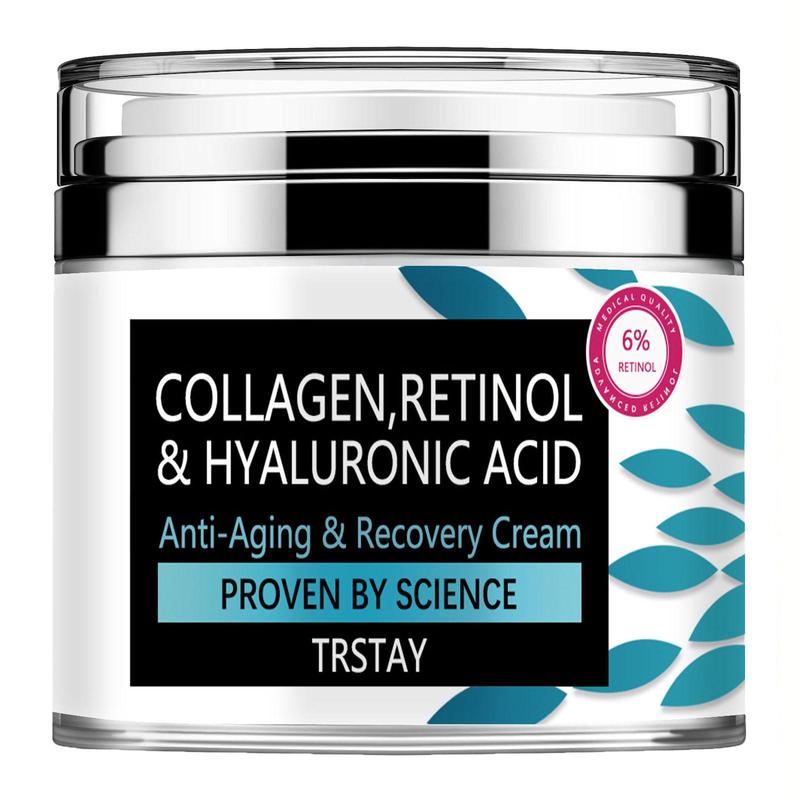 Collagen Retinol & Hyaluronic Acid Moisturizer, Collagen Cream for Face, Hydrating Face Cream, Face Moisturizer for Women & Men