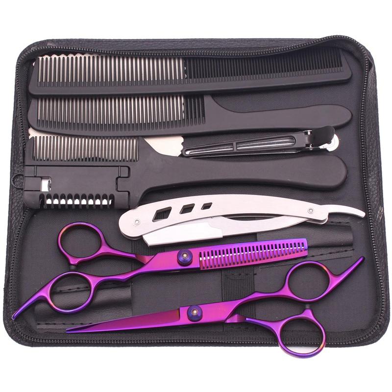 Hair Styling Tool Set, Hair Cutting Tool Set, Professional Hairdressing Scissors for Salon & Barber Shop, Hair Products, Heatless Styling Tools for Women & Men